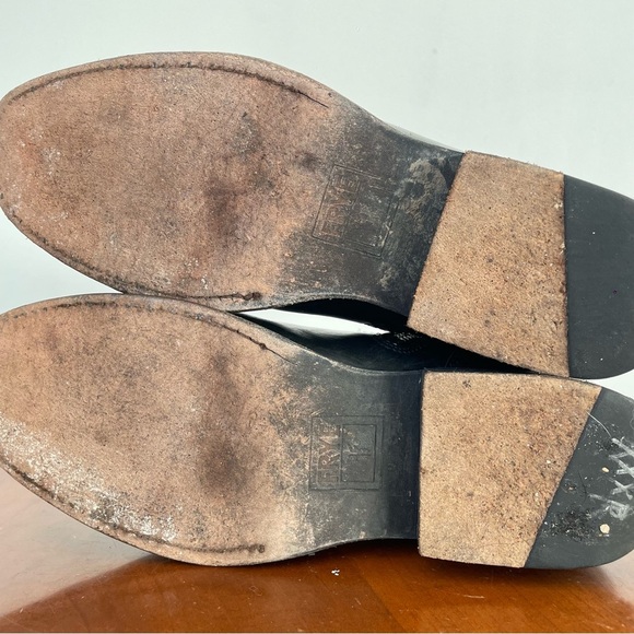 Frye Black Leather Combat Boots - Picture 5 of 7